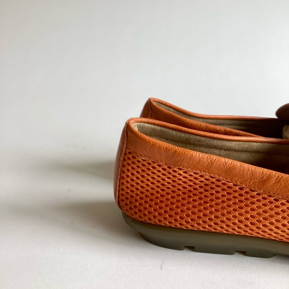Aerosoles Orange Fabric Flats Loafers size 9 - Picture 3 of 15